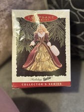 1996 Hallmark Holiday Barbie Keepsake Ornament #4 Collector Series QXI5371 NEW picture