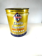 Vintage Skelly ten pound grease can picture