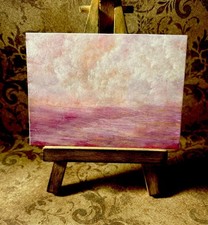 ACEO Original Cloud painting By Artist TTT-TTTCREATIONS STORE picture