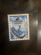 Seaworld, Orlando, Penguin Trek, Roller Coaster Stamp Pin picture