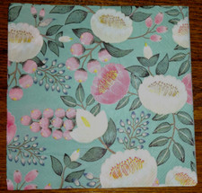 PRETTY, MODERN, ABSTRACT FLORALS ~ 2 Individual Paper Luncheon Decoupage Napkins picture