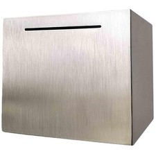 Piggy Bank for Adults Must Break to Open Stainless Steel Money Box Metal Saving picture
