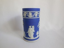 Antique Wedgwood Blue Dip Jasperware Apollo And Erato Vase picture