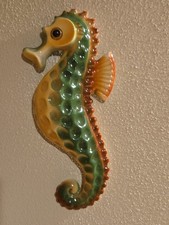 MCM Ceramic Seahorse Wall Plaque picture