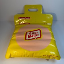 Vintage Oscar Mayer Bologna Inflatable Seat Cushion Retro Advertising Promo picture