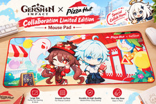 Genshin Impact x Pizza Hut Collaboration Limited Edition Mouse Pad picture