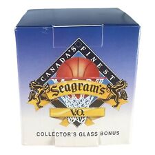 Vintage 1990 Seagrams Whiskey Tumbler Collector’s Glass picture