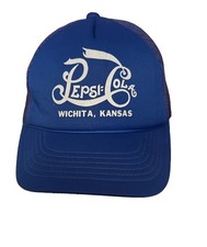 Pepsi Cola Vintage Wichita Kansas Truckers SnapBack Hat picture
