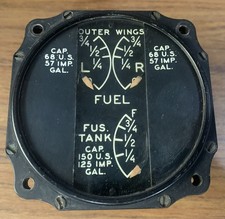 WW2 Douglas A-20 Havoc Fuel Gauge Instrument Circa 1942-3 picture