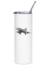 Atlas Cheetah Stainless Steel Water Tumbler with straw - 20oz. picture