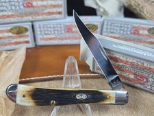 Case XX Dark Molasses Bone Slimline Trapper Item NO 52846 (61048 SS) picture