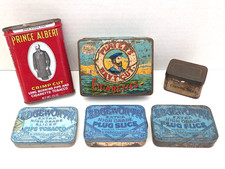 Vintage Tobacco Tin Lot Prince Edward Navy Cut Tin Edgeworth Players Advertising picture
