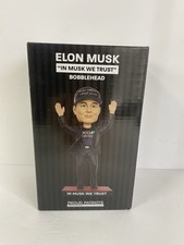 Elon Musk In Musk We Trust Bobblehead Proud Patriots MAGA Occupy Mars NIB picture
