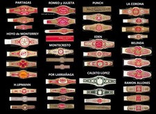 Exceptional Vintage Cigar Bands Lot (40 Pcs) - 12 Iconic Brands 1900-50s picture