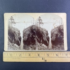 Cliffs Porcupine Island Mt. Desert Maine Stereoview Bradley Bar Harbor 1870s picture