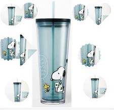 2025 Starbucks Peanuts Snoopy Joe Cool 24oz Limited Cold Cup Tumbler picture