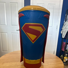 Superman 2025 DC Comics 24 oz Plastic Travel Mug Tumbler w/ Lid, Red Blue Yellow picture