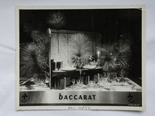 1963 Baccarat Crystal Advertising Photo Mid Century Modern Store Display RARE #2 picture