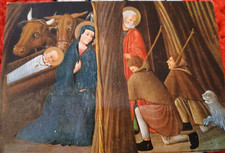 Adoration of the Shepherds POSTCARD Asciano/Siena Museum of Sacred Art picture