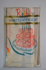 Vintage Rembrandt Line Tablecloth Cover NIP Birthday Cake Reed's MCM USA Party picture
