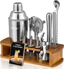 Cocktail Shaker Set Bartender Kit with Stand | Bar Set Drink Mixer Set with All picture