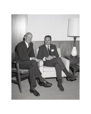 NASA Dr Walter Olson Meir Salomon Israel Technion Institute 8x10 B&W Photo picture