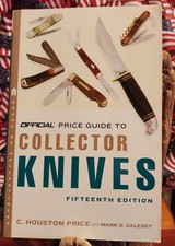 Official Price Guide to Collector Knives 15th Ed. C. Houston Price - Excellent picture