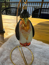 Christopher Radko Vintage 1996 retired  Iceberg Penguin Christmas Ornament picture
