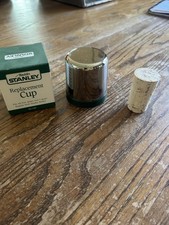Vintage Aladdin Stanley Thermos Replacement Cup Cap No. 100 New in Box With Cork picture