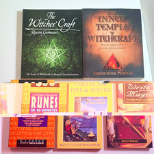 Wicca & Paganism Book Lot of 5: The Witches' Craft, Inner Temple + More picture