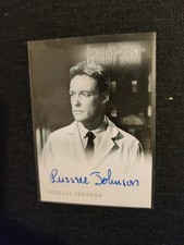 2002 Twilight Zone Series 3 Russell Johnson Autograph A-45 George Manion EX picture