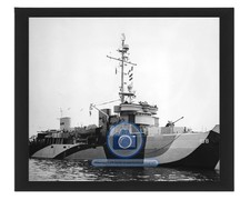 USS PURSUIT AM-108 MINE SWEEPER SAN FRANCISCO NAVY YARD 1944 8X10 FRAMED PHOTO picture