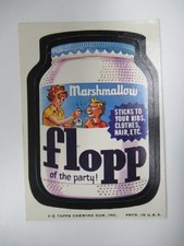 1974 Topps Wacky Packages Series 7 Flopp Marshmallow picture