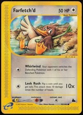POKEMON FARFETCH'D 55/144 EX SKYRIDGE COMMON NON HOLO AND READER ENGLISH 2003 picture