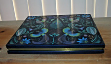Marks and Spencer Ornate Birds of Paradise 11 x 9 Cookie Biscuit Tin picture