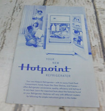 Vtg Hotpoint Refrigerator Instructions H-4002-CL Manual Brochure Paper picture