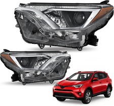Halogen Headlight Assembly Fit for 2016-2018 Toyota RAV4 picture