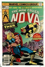 Nova #4 1976 Marvel Comics FN+ Comic Book Newsstand picture