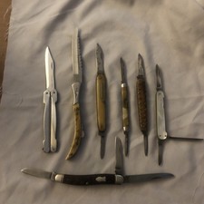 Large Vintage Pocket Knife Lot picture