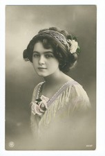 Vintage Beautiful Young Woman Postcard # 49 picture