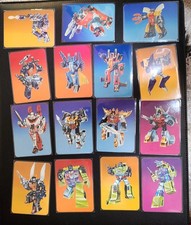 Vintage 1985 G1 Transformers Trading Cards Milton Bradley Lot Of 118 Cards RC picture