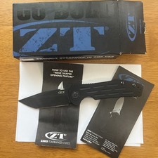Zero Tolerance ZT 0620 Emerson Wave Tanto G10 Titanium Handle ELMAX Manual Knife picture