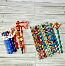 Vtg 1990s Disney Aladdin Lion King Pooh Pencil Pens Lot Unsharpened picture