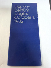 1982 Walt Disney Productions 21st Century Begins October 1, 1982 Epcot Center picture