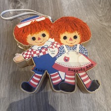 1973 Raggedy Ann & Andy 9V Portable Radio Tested Working  picture
