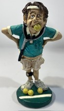 Doug Harris Causing A Racket Tennis Player Figurine 6.5