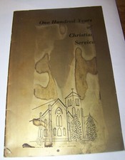 1871-1971 FIRST PRESBYTERIAN CHURCH HISTORY BOOK CANANDAIGUA NY CENTENNIAL picture