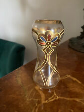 Antique Art Nouveau Glass Vase picture