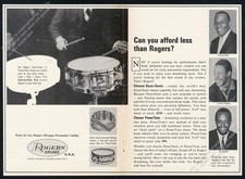 1965 Cozy Cole Louis Hayes Al Heath photo Rogers drums drum vintage print ad picture