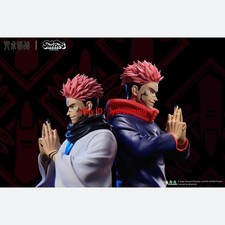 Pre-sale Justice Intentions Jujutsu Kaisen Ryomen Sukuna 1:4 Statue B: Black picture
